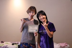 Yurikoさんプライベート講習お疲れ様でした! インストラクターのみささんと