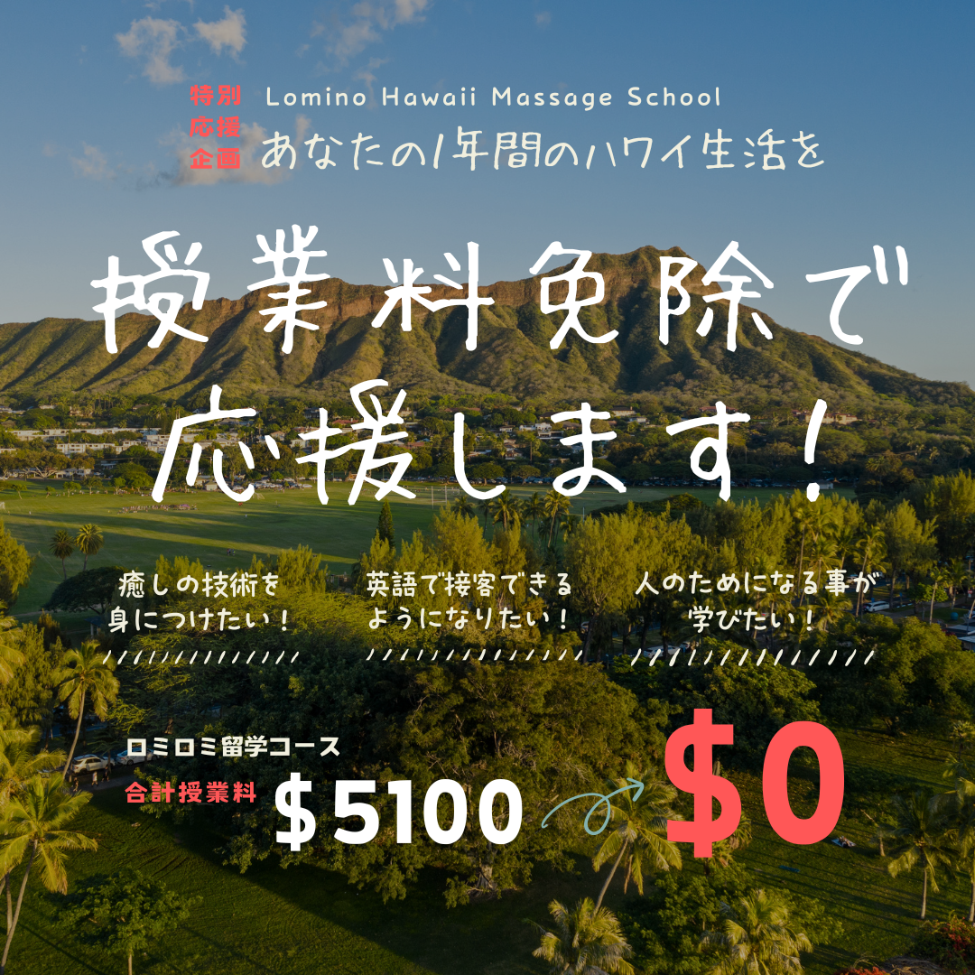 【日本在住者限定】授業料免除の特待生募集！